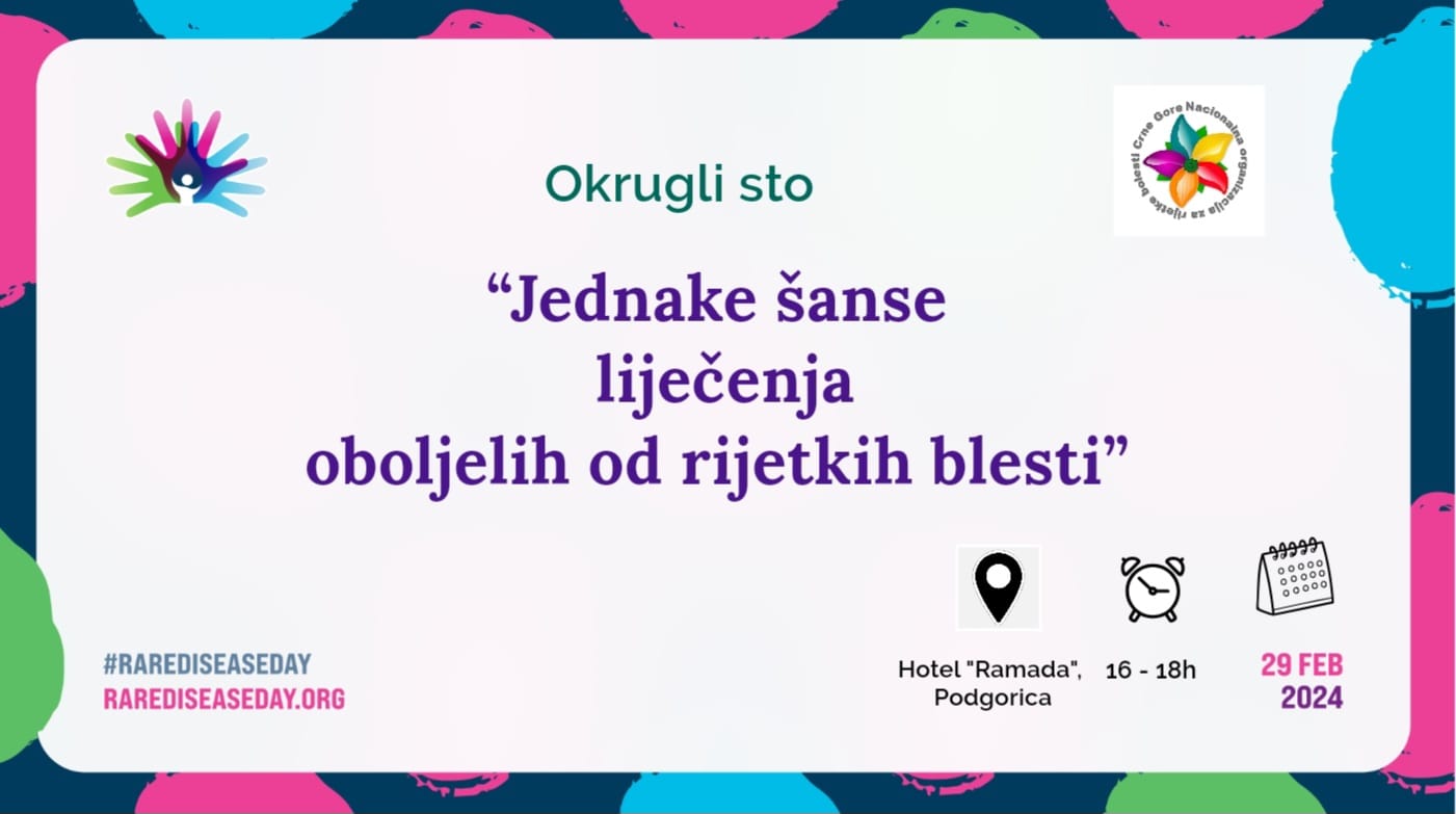 Okrugli sto povodom Dana rijetkih bolesti: “Jednake šanse liječenja oboljelih od rijetkih bolesti”