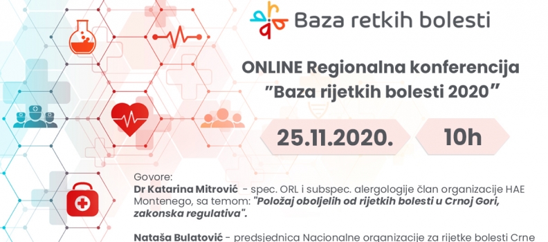 Prva regionalna konferencija “Baza retkih bolesti 2020”